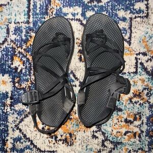 Chaco Black Dual Strap Sandals